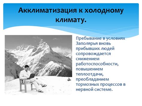 Адаптированные к холодному климату