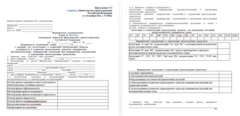 Альтернативные документы для прохождения медкомиссии