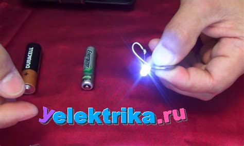 Безопасность при подключении светодиода к батарейке