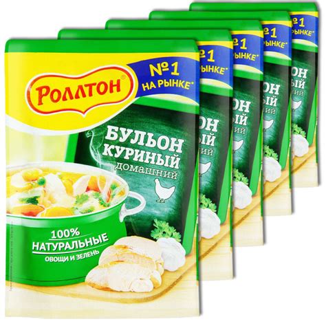 Бульон Роллтон: альтернативы для диетического питания