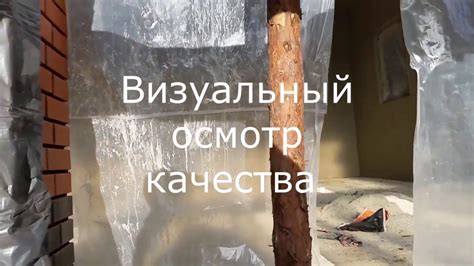 Визуальный осмотр стены
