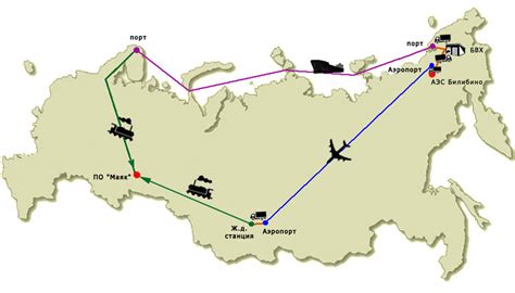Возможные маршруты с пересадкой