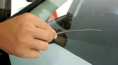 Заклеить трещину на лобовом стекле
