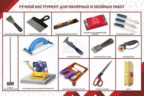 Инструменты и материалы для поклейки обоев