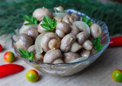 Маринованные грибы несут угрозу для здоровья