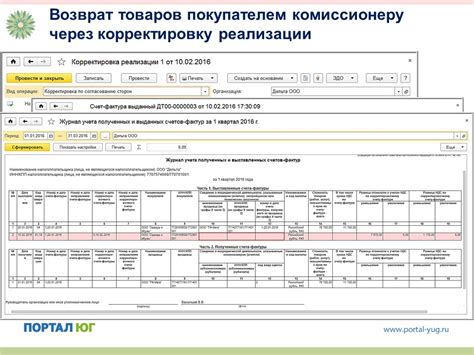Необходимость корректировки счета