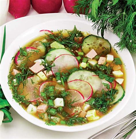 Особенности вкуса замороженной окрошки