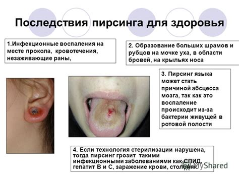 Последствия нарушения правил пирсинга для полицейских
