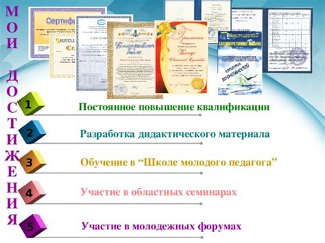 Постоянное обучение и участие в специализированных семинарах