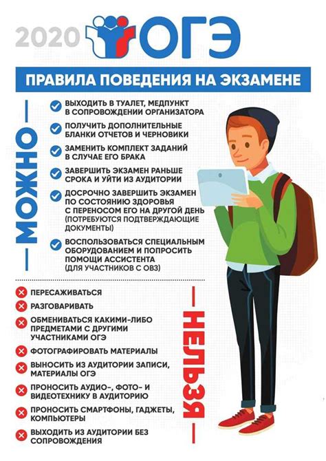 Правила оформления пробника ОГЭ