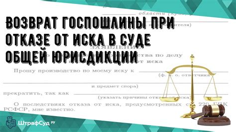 Процесс возврата госпошлины при отказе в обеспечительных мерах