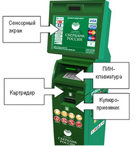 Процесс пополнения через банкомат Сбербанка
