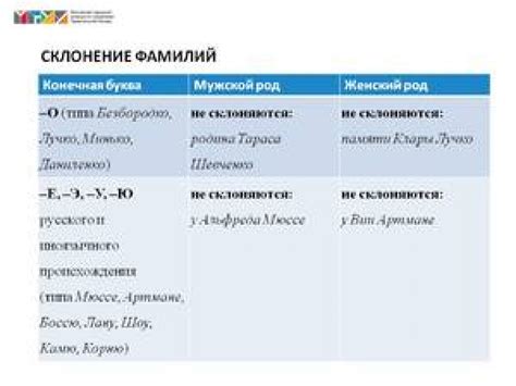 Склонение мужских фамилий на ых в творительном падеже
