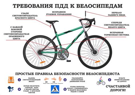 Технические требования к велосипедам