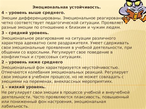 Эмоциональные проявления при приближении конца