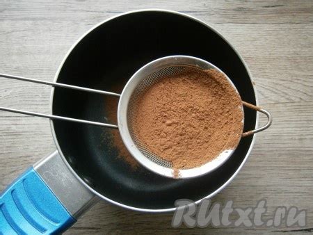  Шестой шаг: использование какао-порошка или шоколада 